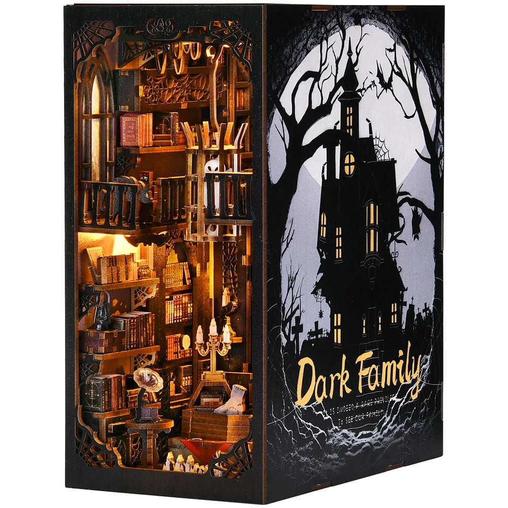 Halloween Bookshelf Dollhouse Model Bookend