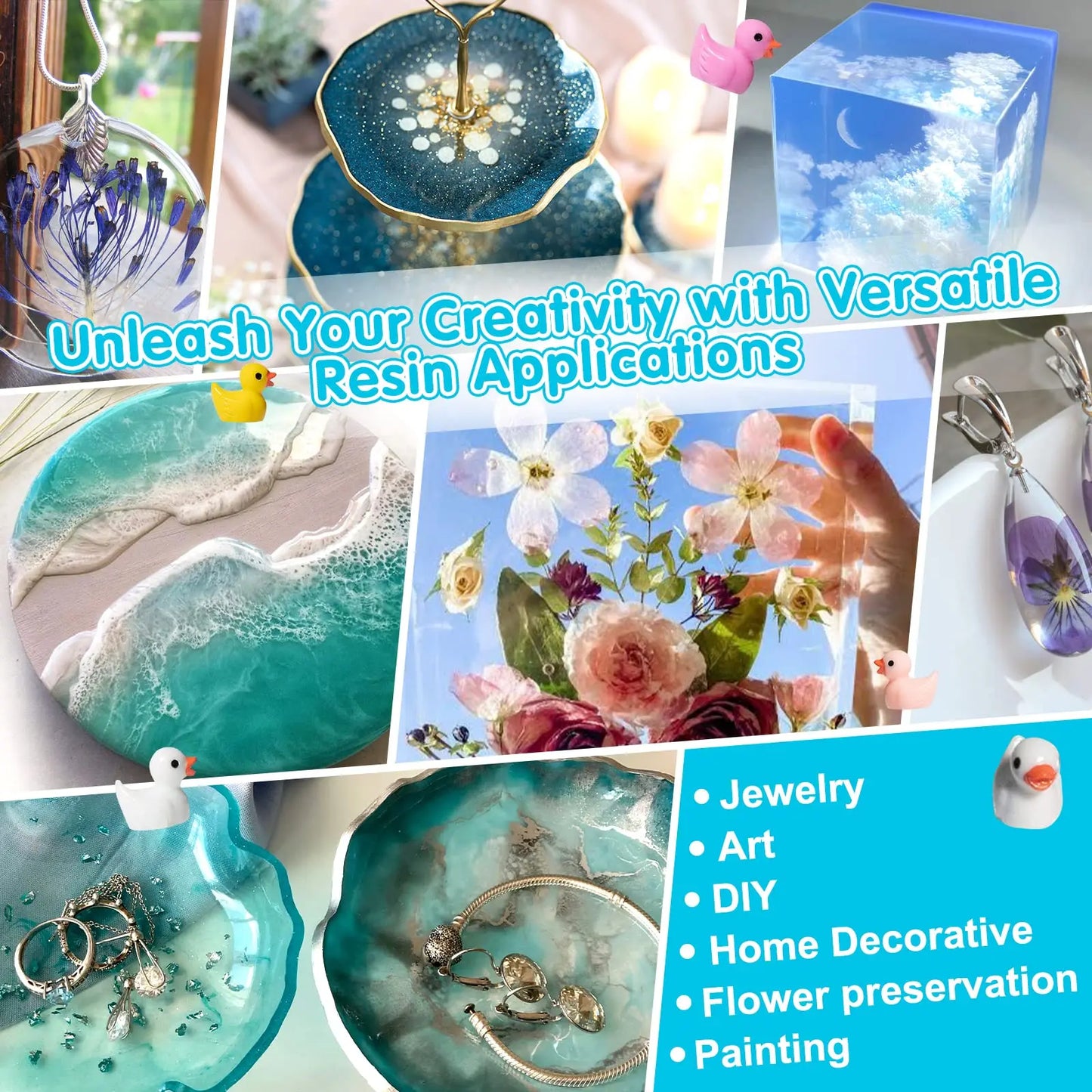 Professional 500ML Clear Epoxy Resin Kit
