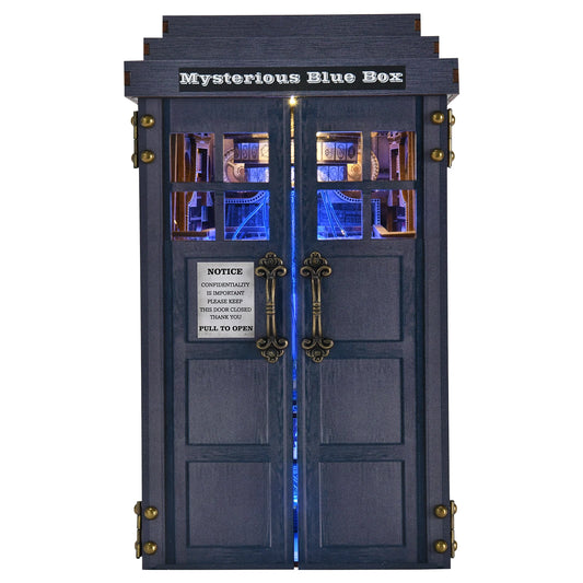 Mysterious Telephone Booth DIY Wooden Puzzle