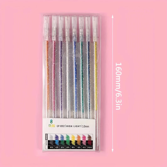 Sparkly Metallic Markers with Multiple Vibrant Colors