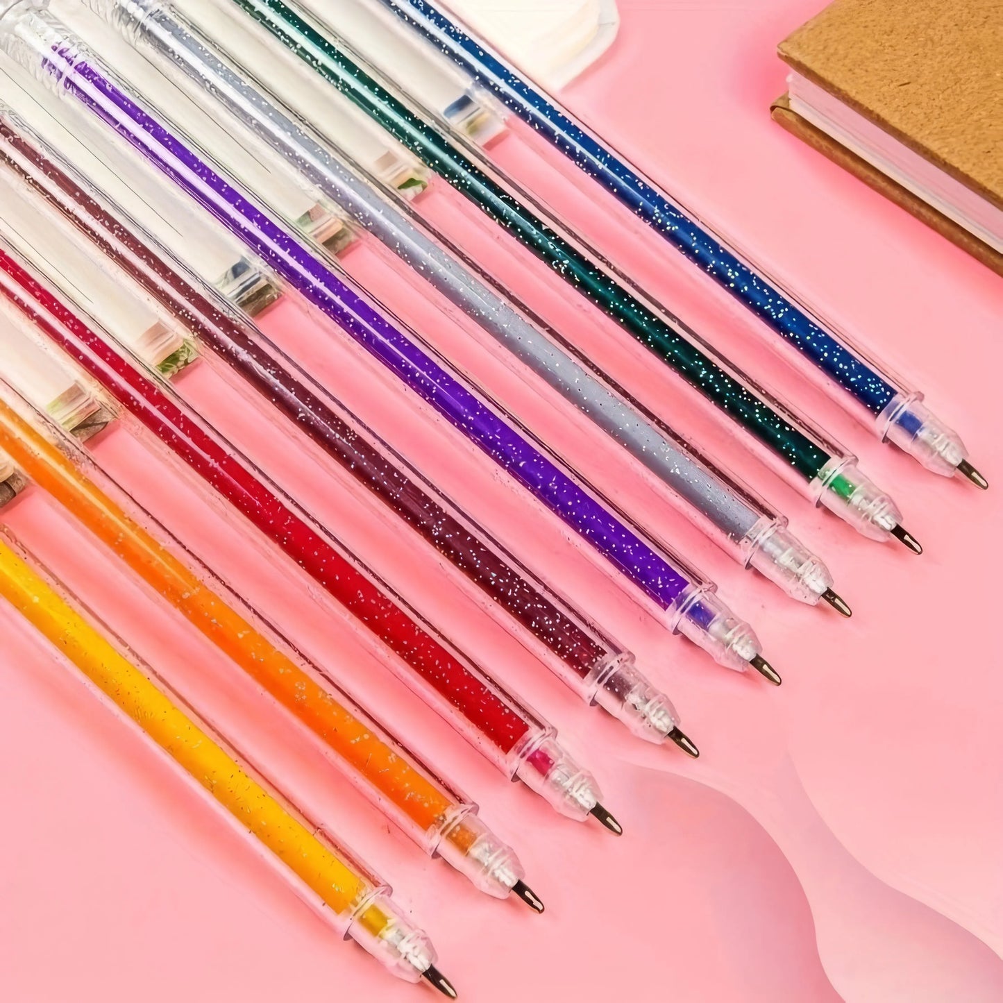 8-Pack Color-Changing Glitter Pens