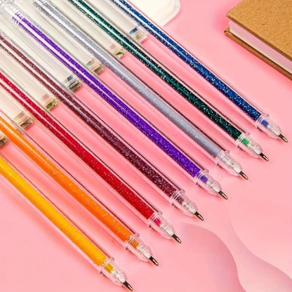 8-Pack Color-Changing Glitter Pens