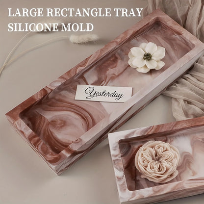 12.3-Inch Silicone Rectangular Resin Mold