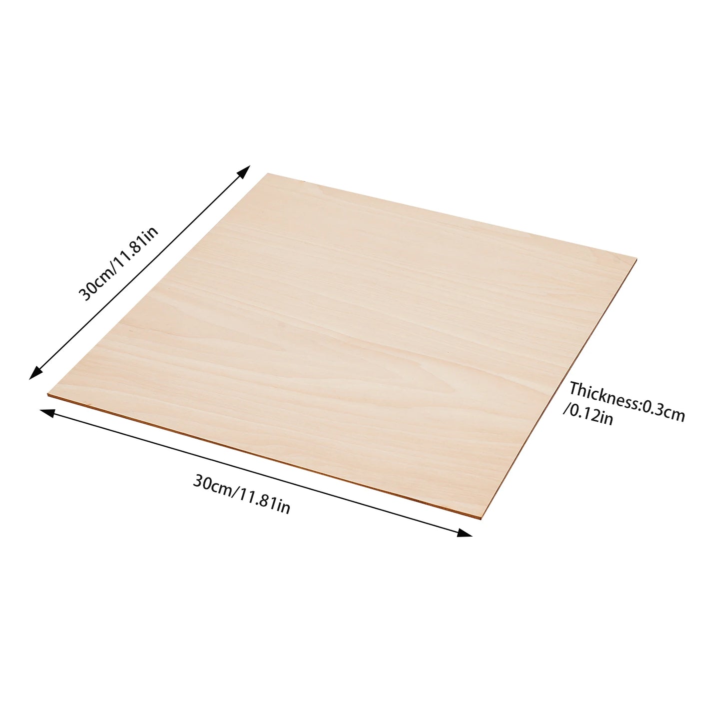 30Pcs Basswood Sheets
