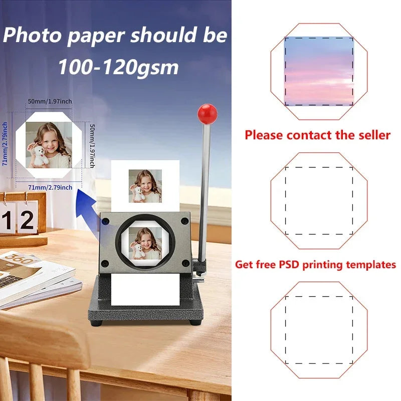 Fridge Magnet Button Making Machine