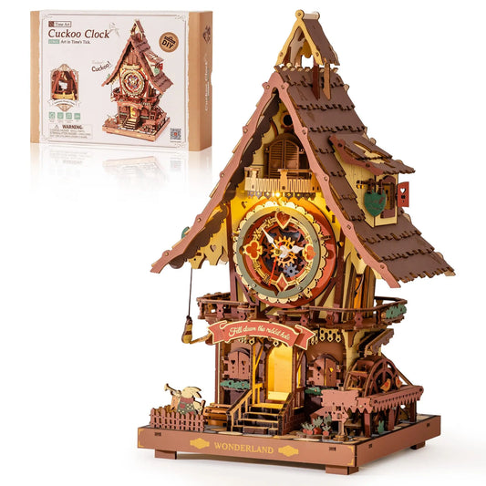 Cuckoo Clock Mechanical 3D Wooden Building Kit