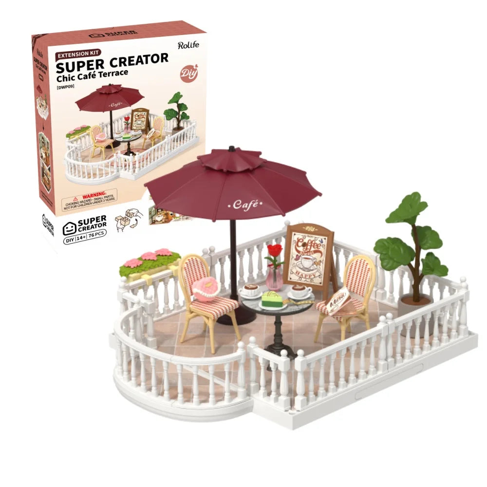 DIY Miniature Dollhouse Kit with Accessories