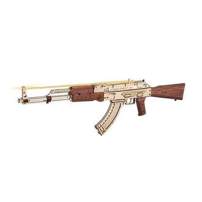 3D Wooden Puzzle Toy Rifle Model Kits