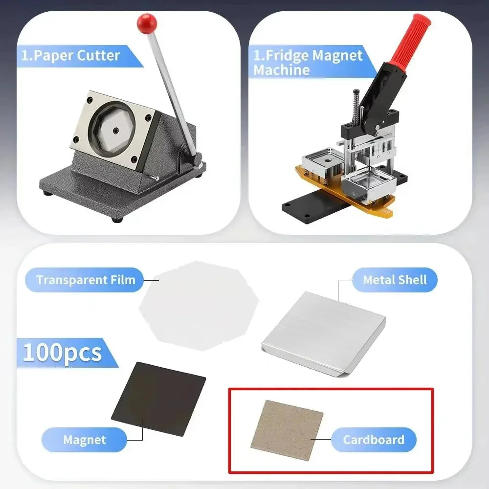 Fridge Magnet Button Making Machine