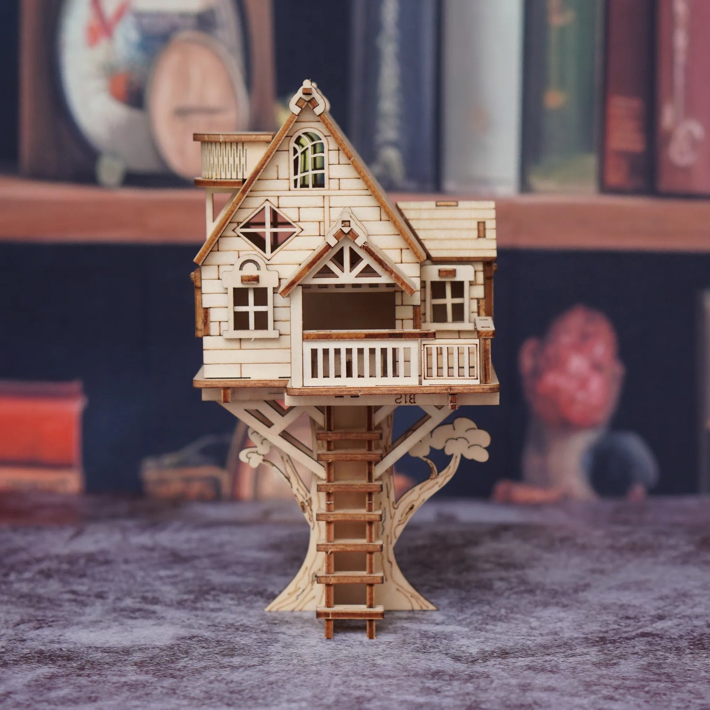 3D Wooden Puzzle DIY Tree House Model