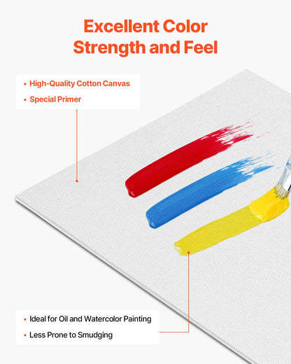 White Canvas Painting Boards