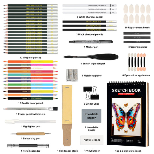 Art Tool Kit Professional Art Supplies Set