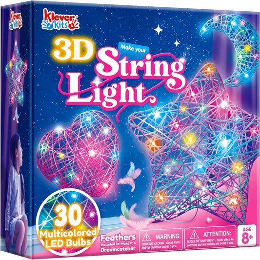 3D String Art Kit Light Up Toy