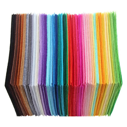 40pcs 10x10cm Felt Sheets