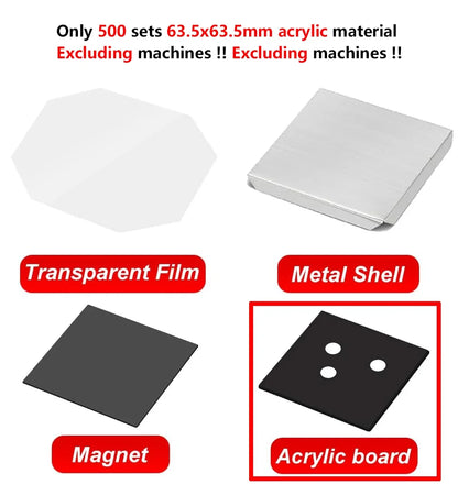 Fridge Magnet Button Making Machine