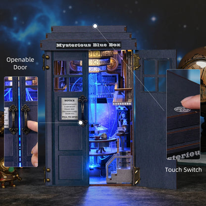 Mysterious Telephone Booth DIY Wooden Puzzle