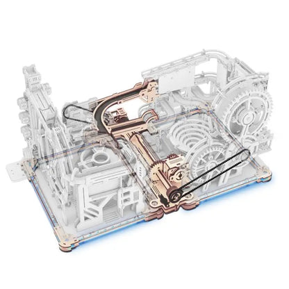 Electric Marble Run with Light 3D Puzzle