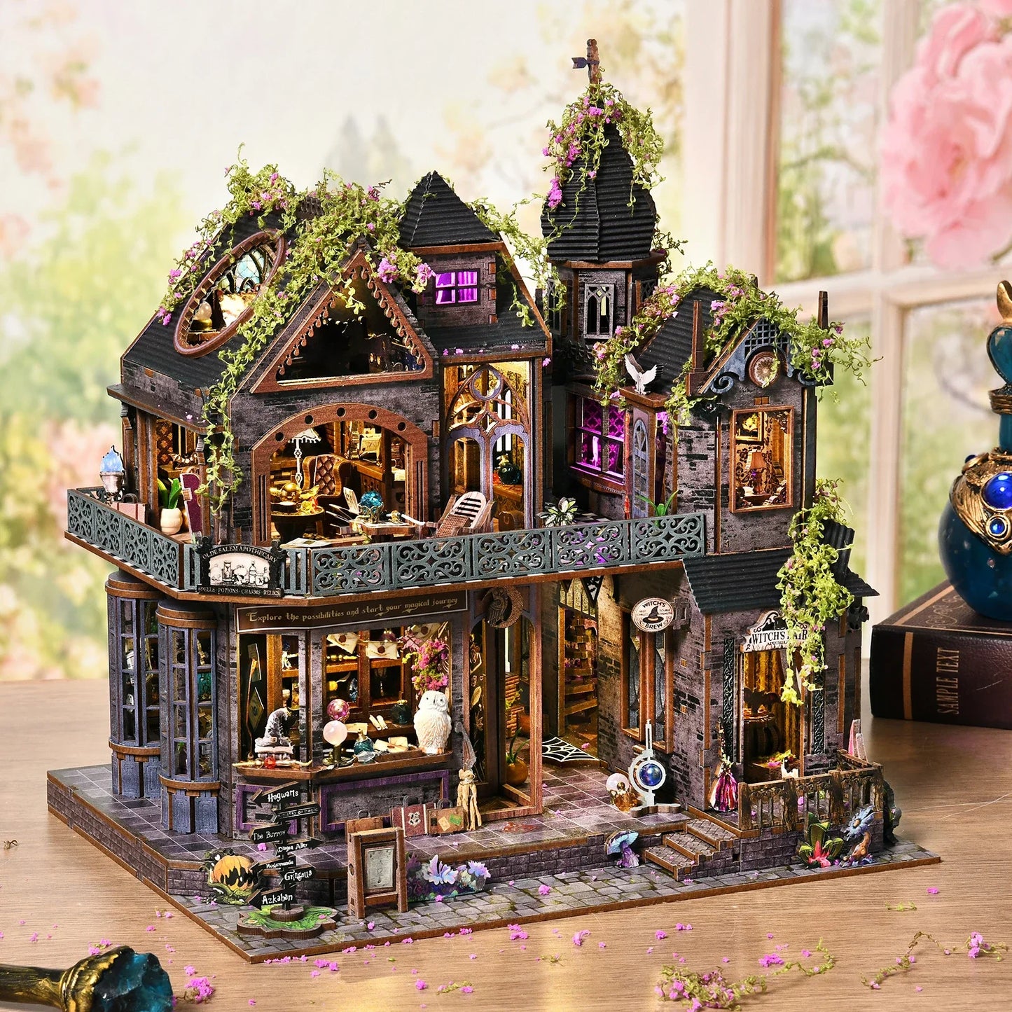 Magic Castle 3D DIY Wooden Book Nook