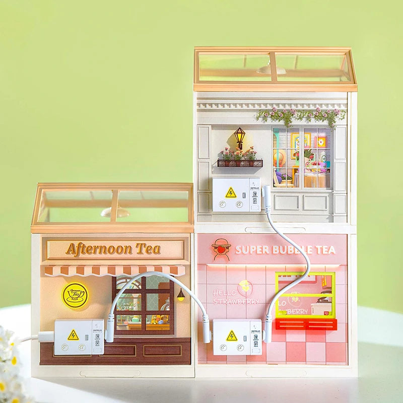 DIY Miniature Dollhouse Kit with Accessories