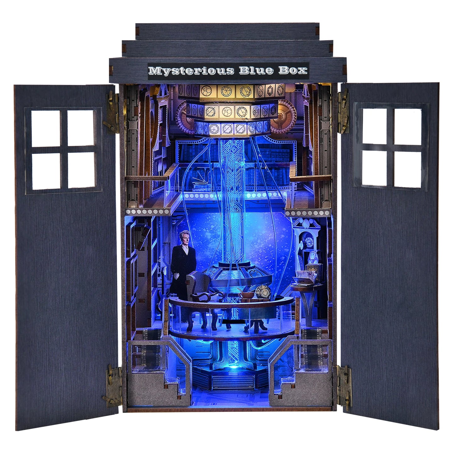 Mysterious Telephone Booth DIY Wooden Puzzle