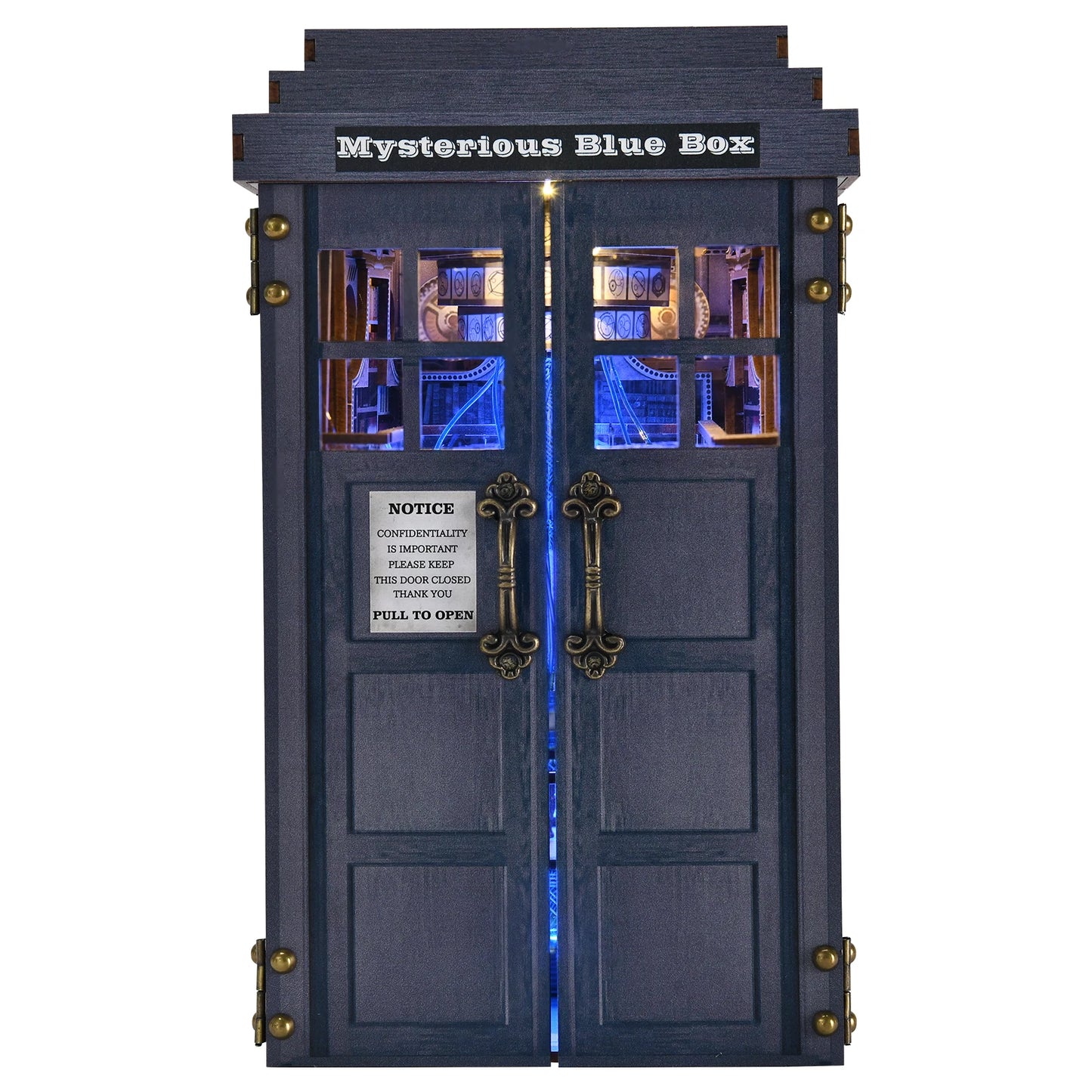 Mysterious Telephone Booth DIY Wooden Puzzle