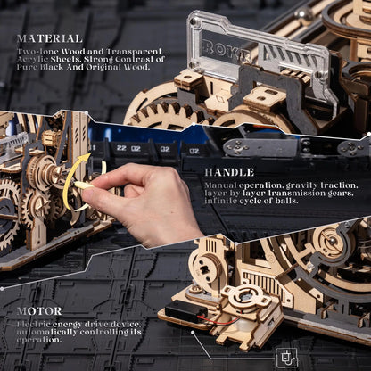 Electric Marble Run with Light 3D Puzzle