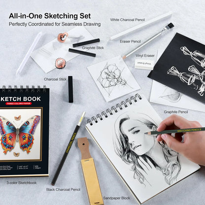 Art Tool Kit Professional Art Supplies Set