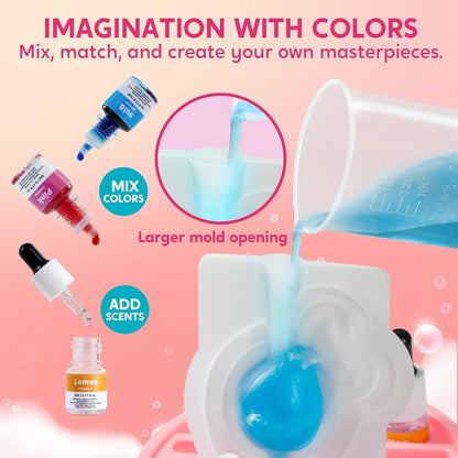 Unicorn Soap Making Kit Girl Crafts
