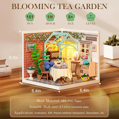 DIY Miniature Dollhouse Kit with Accessories