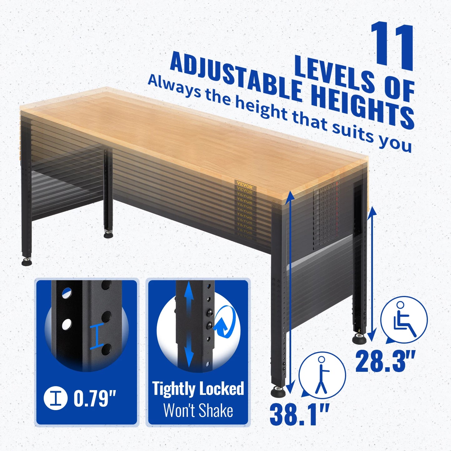72cm Woodworking Workbench