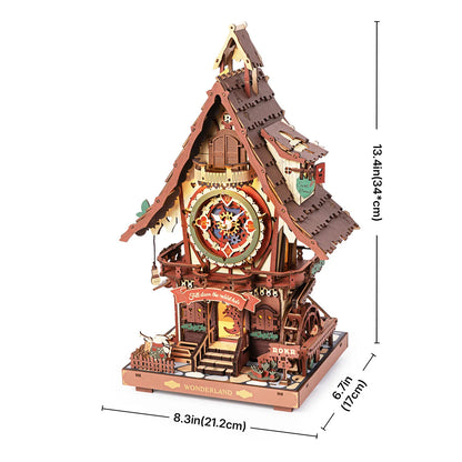 Cuckoo Clock Mechanical 3D Wooden Building Kit