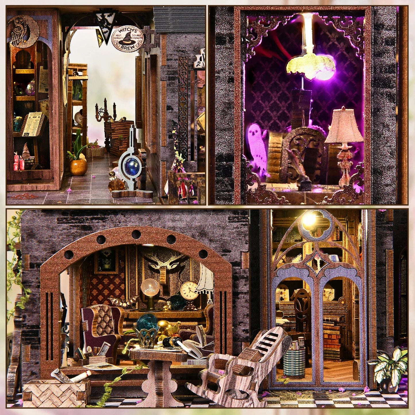 Magic Castle 3D DIY Wooden Book Nook