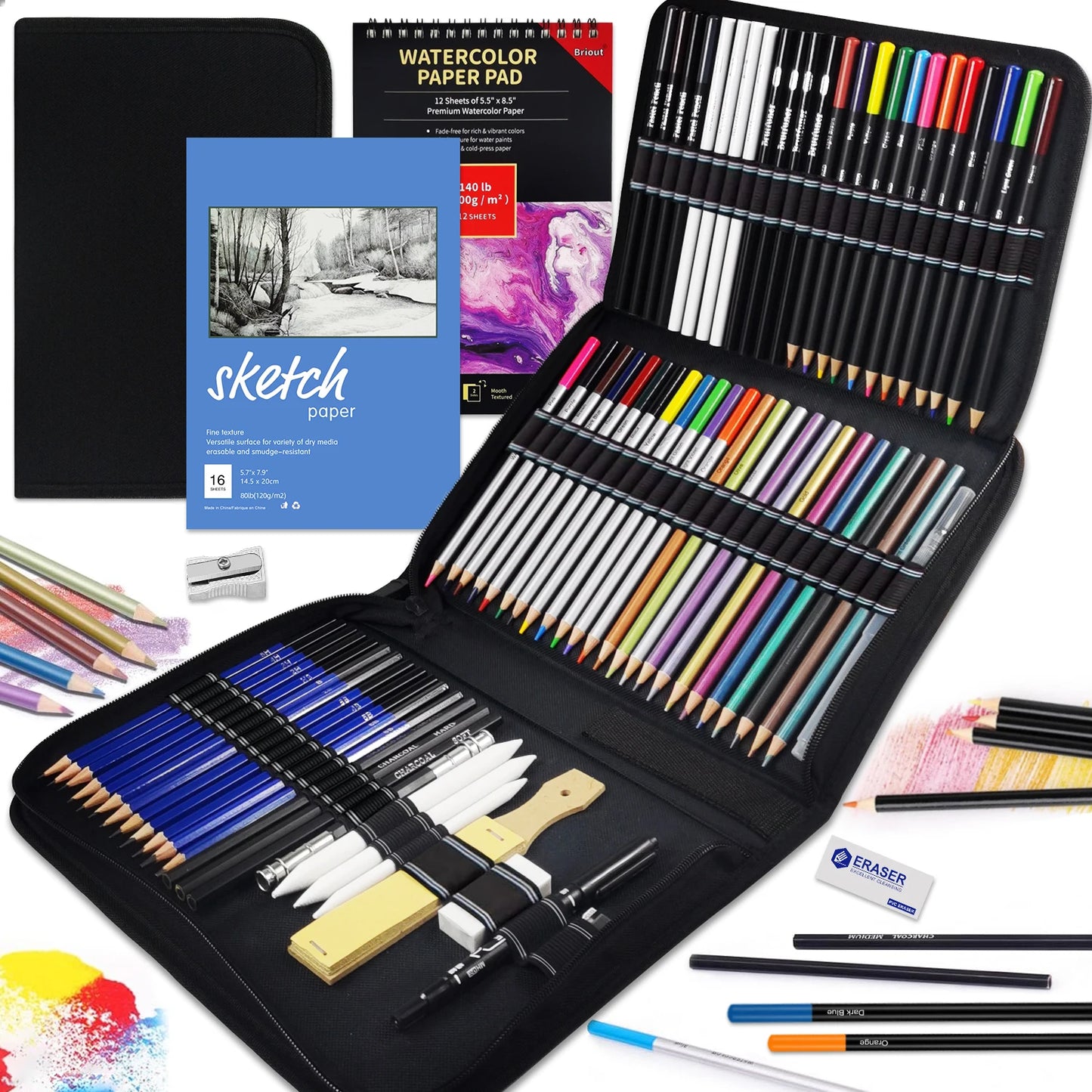 Art Tool Kit Professional Art Supplies Set