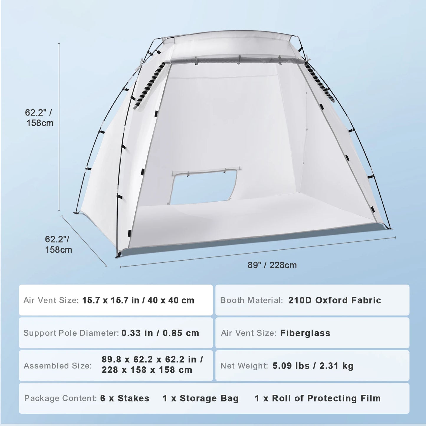 Portable Paint Booth Shelter
