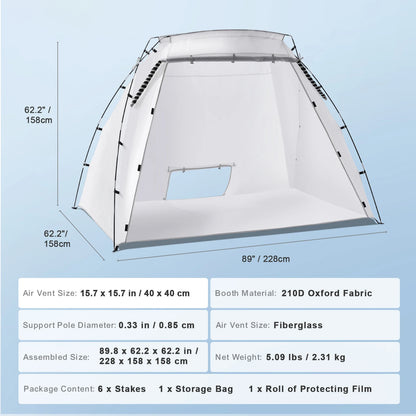 Portable Paint Booth Shelter