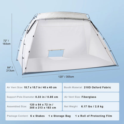 Portable Paint Booth Shelter