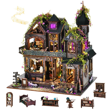 Magic Castle 3D DIY Wooden Book Nook