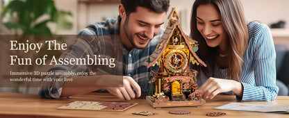 Cuckoo Clock Mechanical 3D Wooden Building Kit