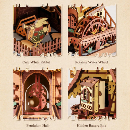 Cuckoo Clock Mechanical 3D Wooden Building Kit