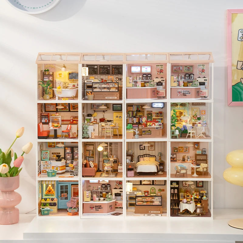 DIY Miniature Dollhouse Kit with Accessories